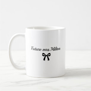 Zukünftige Mrs. Mug Verlobungsgeschenk für die zuk Kaffeetasse