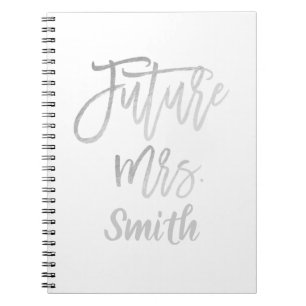 Zukünftige Mrs. Silver Script Hochzeitsplanung Mod Notizblock