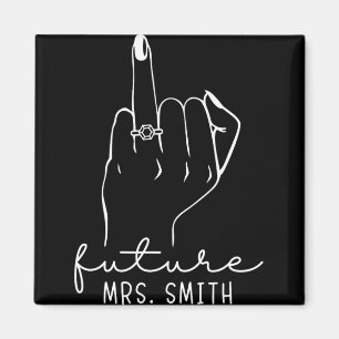 Zukünftige Mrs. Smith Neue Braut Zur Verlobten Jun Magnet