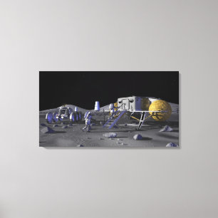 Zukünftige Raumforschungaufträge 3 Leinwanddruck