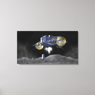 Zukünftige Raumforschungaufträge 7 Leinwanddruck