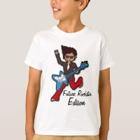 Zukünftige rockstar genannte Jungen T - Shirt
