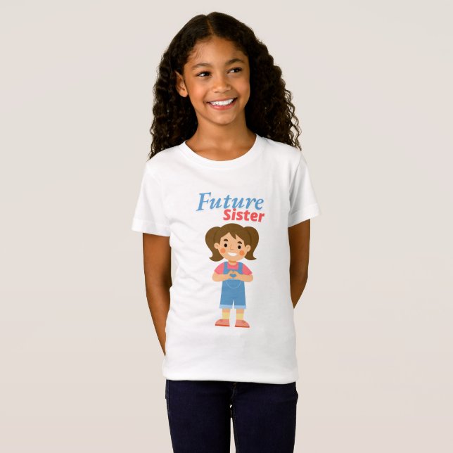 Zukünftige Schwester T-Shirt (Vorne ganz)
