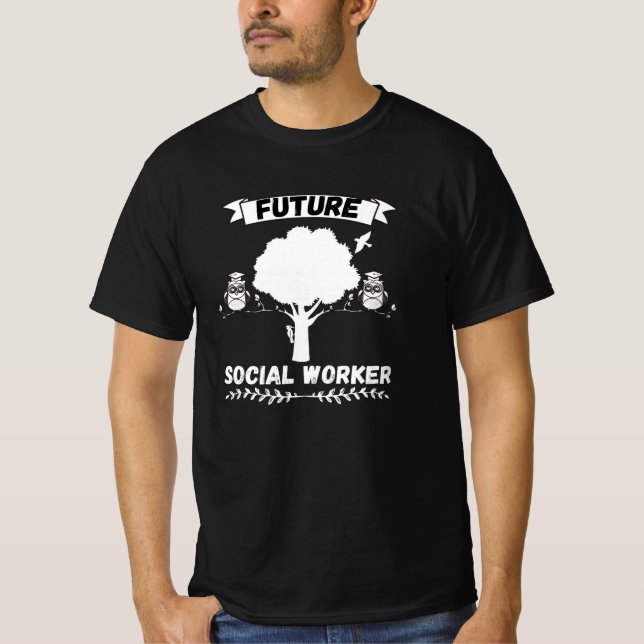 Zukünftige Sozialarbeiter - Beruf T-Shirt (Vorderseite)