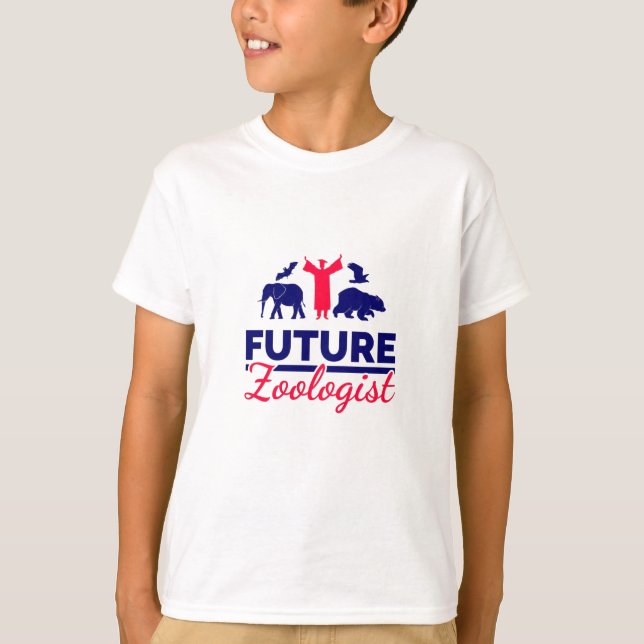 Zukünftige Zoologe T-Shirt (Vorderseite)