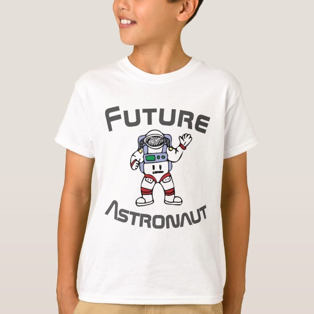Zukünftiger Astronaut/Wissenschaftler T-Shirt (Vorderseite)