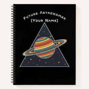 Zukünftiger Astronom Saturn - Personalisiertes Not Notizbuch