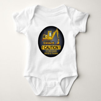 Zukünftiger Baggerschaufel-Fahrer-Strampler Baby Strampler