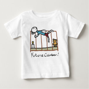 Zukünftiger Bergsteiger Baby T-shirt