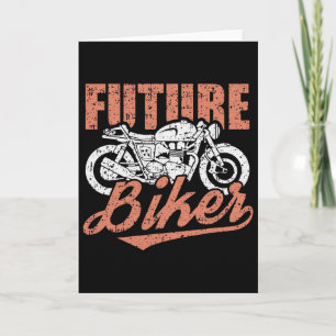 Zukünftiger Biker Clic Motorrad Cool Motorbike Fah Karte