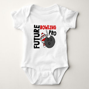 Zukünftiger Bowlings-Prosocken-Affe Baby Strampler