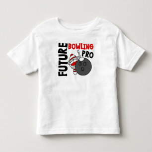 Zukünftiger Bowlings-Prosocken-Affe Kleinkind T-shirt