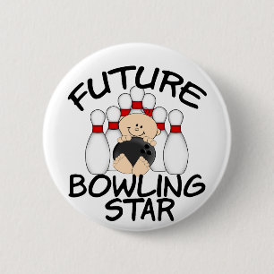 Zukünftiger Bowlings-Stern Button