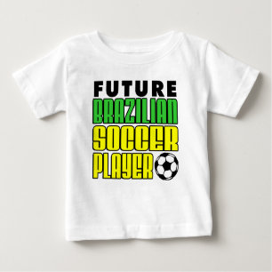 Zukünftiger brasilianischer Fußballspieler Baby T-shirt