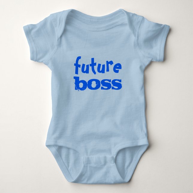 Zukünftiger Chef Baby Strampler (Vorderseite)