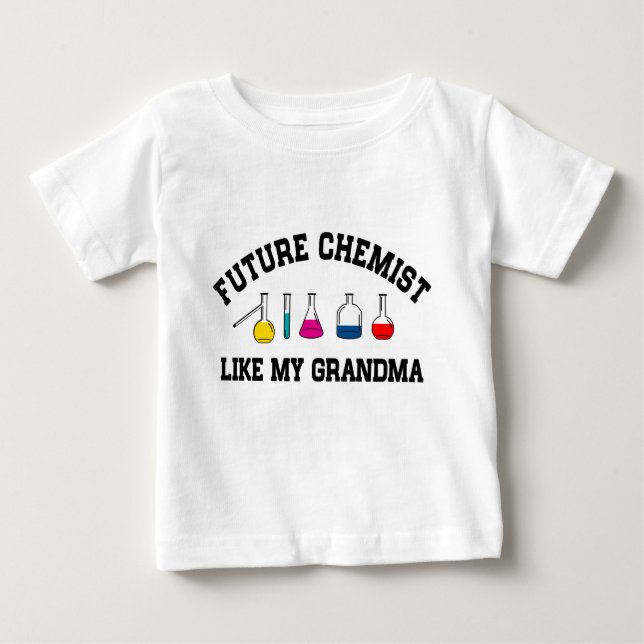 Zukünftiger Chemiker mögen meine Großmutter Baby T-shirt (Vorderseite)
