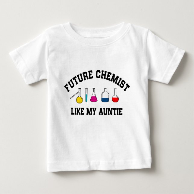 Zukünftiger Chemiker mögen meine Tante Baby T-shirt (Vorderseite)