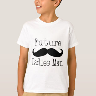 Zukünftiger Damen-Mann-Schnurrbart T-Shirt