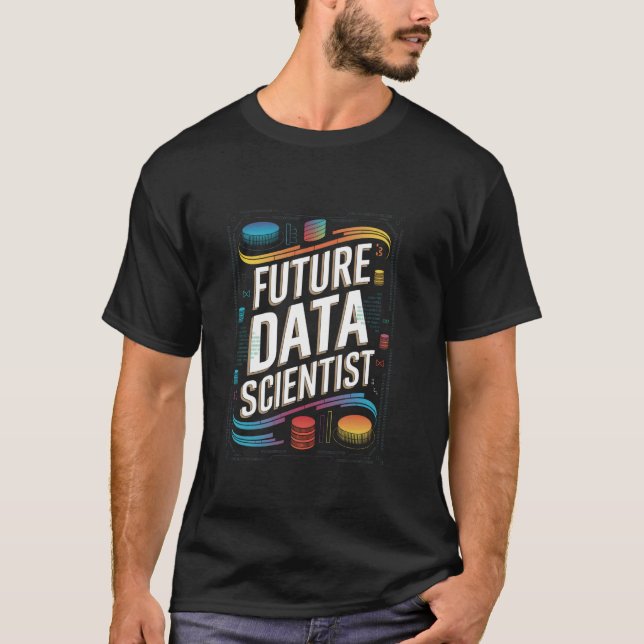 Zukünftiger Data Scientist Abschluss Schule Kleink T-Shirt (Vorderseite)