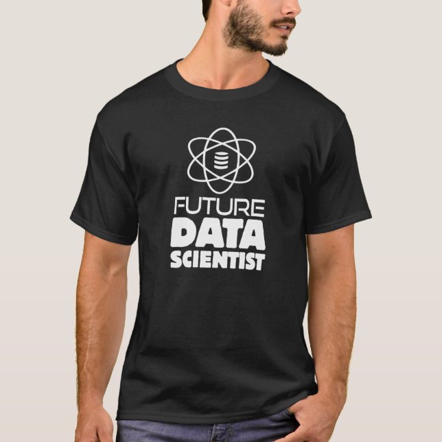 Zukünftiger Data Scientist Job Programmierer Junge T-Shirt (Vorderseite)