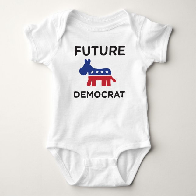 Zukünftiger Demokrat Baby Strampler (Vorderseite)