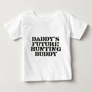 Zukünftiger die Jagd-Freund des Vatis Baby T-shirt