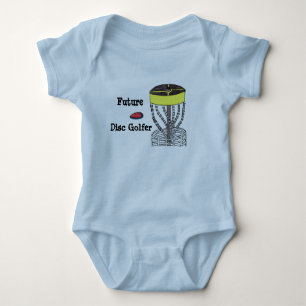 Zukünftiger Disc-Golfspielerbaby onsie Bodysuit Baby Strampler