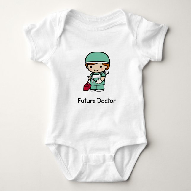Zukünftiger Doktor Baby Strampler (Vorderseite)