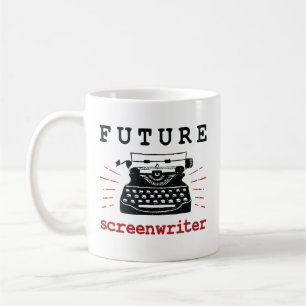 Zukünftiger Drehbuchautor Drehbuchautor Film Kaffeetasse