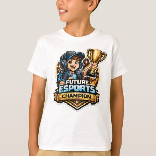 Zukünftiger E-Sport-Champion Gamer Zurück zur Schu T-Shirt