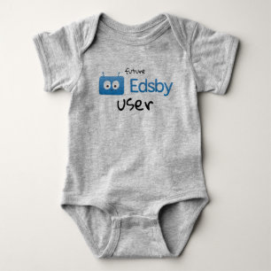 Zukünftiger Edsby Benutzer-Babybodysuit - Licht Baby Strampler