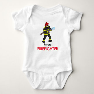Zukünftiger Feuerwehrmann Baby Strampler