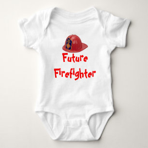 Zukünftiger Feuerwehrmann Baby Strampler