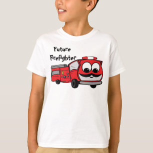Zukünftiger Feuerwehrmann - Feuer-Motor T-Shirt