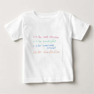 Zukünftiger Finanzberater Baby T-shirt