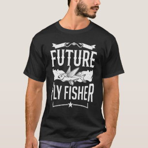 Zukünftiger Fliegenfischer Süßwasserfisch Angeln F T-Shirt