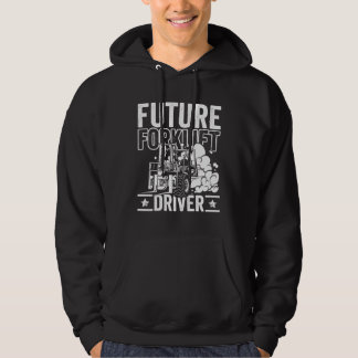Zukünftiger Gabelstaplerfahrer Gabelstaplerbediene Hoodie