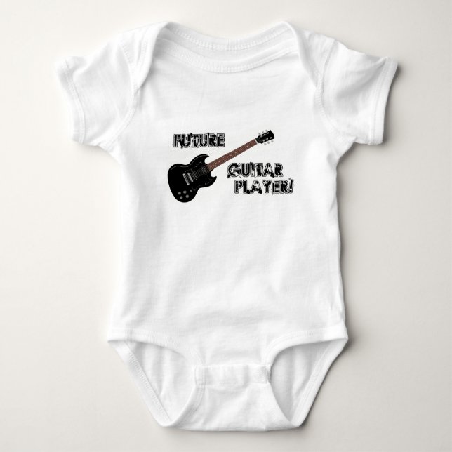 Zukünftiger Gitarrist Baby Strampler (Vorderseite)