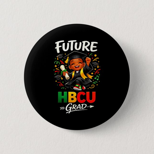 Zukünftiger HBCU-Absolvent Geschichte schwarzer Ju Button (Vorderseite)