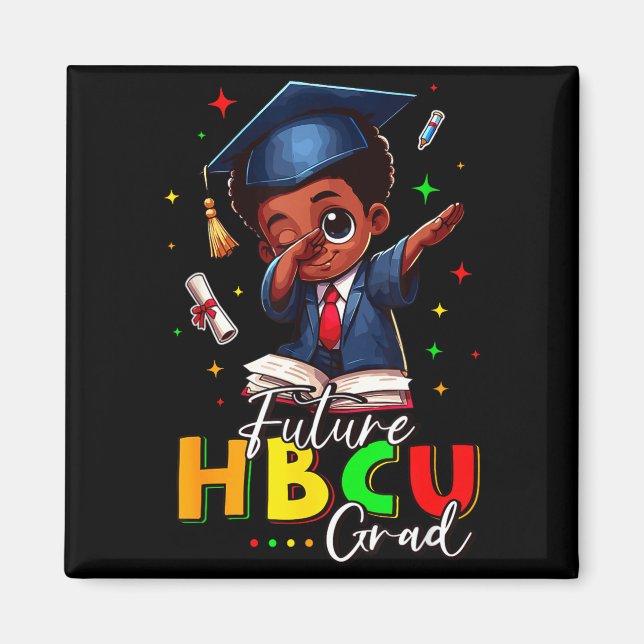 Zukünftiger Hbcu-Absolvent Geschichte Schwarzer Ju Magnet (Vorne)