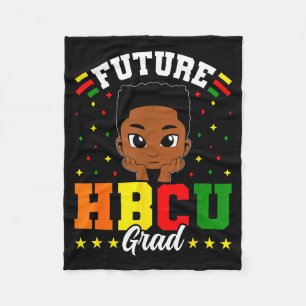 Zukünftiger Hbcu-Absolvent Junge Schwarzer Histori Fleecedecke