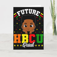 Zukünftiger Hbcu-Absolvent Junge Schwarzer Histori