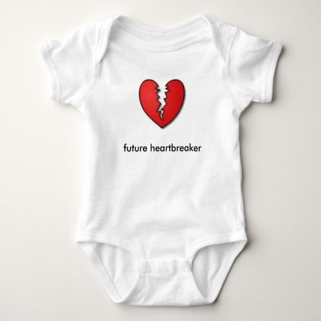 zukünftiger Heartbreaker Baby Strampler (Vorderseite)