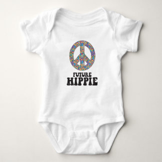 Zukünftiger Hippie - beunruhigtes Baby Strampler