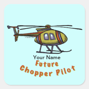 Zukünftiger Hubschrauberpilot Aufkleber