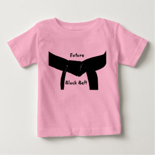 Zukünftiger Kampfkunst-schwarzer Gürtel Baby T-shirt