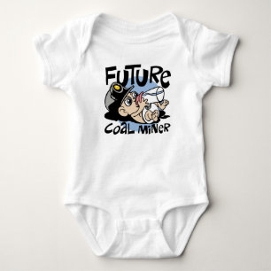 ZUKÜNFTIGER KOHLENBERGARBEITER BABY STRAMPLER
