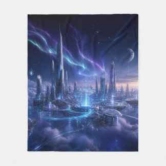 🌌 Zukünftiger Komfort Fleecedecke