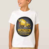 Zukünftiger konkreter LKW-Fahrer scherzt T - Shirt