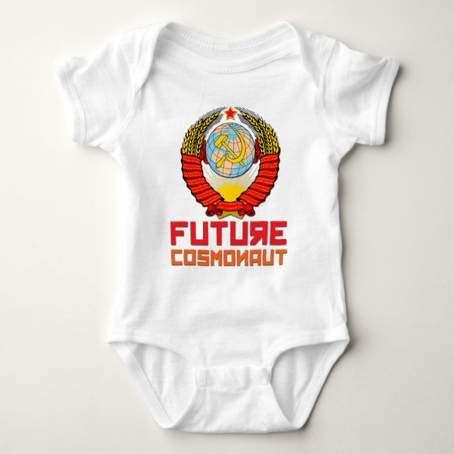 Zukünftiger Kosmonaut Baby Strampler (Vorderseite)